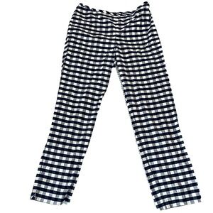 Talbots Black and White Gingham Pants